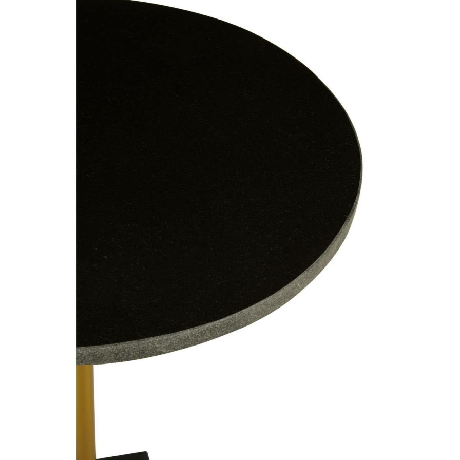 FURNITURE Fifty Five South Side Tables | Rabia Black Marble Side Table