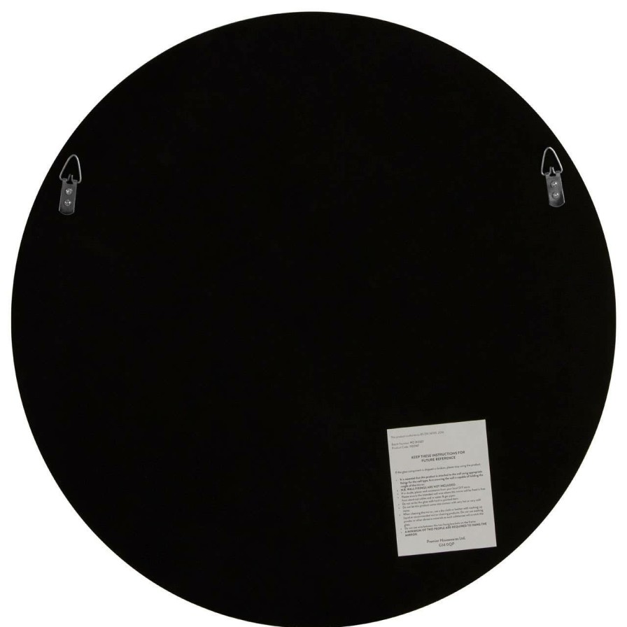 Bathe and Utility Premier Mirrors | Athena Discus Silver Wall Mirror