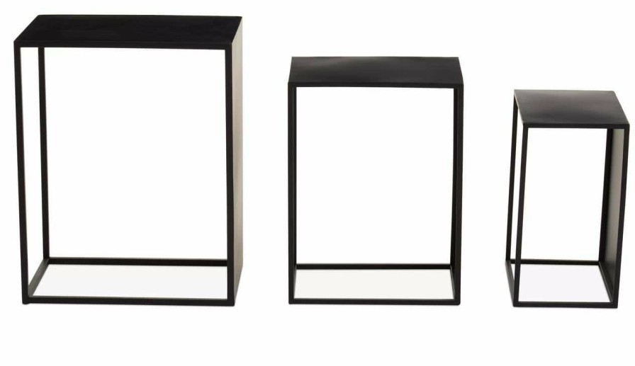 FURNITURE Premier Side Tables | Avento Set Of Three Rectangular Side Tables