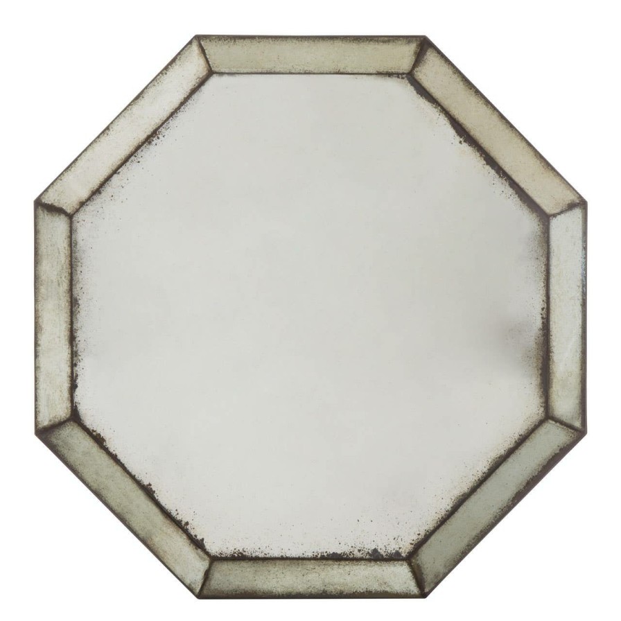 Bathe and Utility Fifty Five South Mirrors | Riza Octagonal And Bevelled Wall Mirror