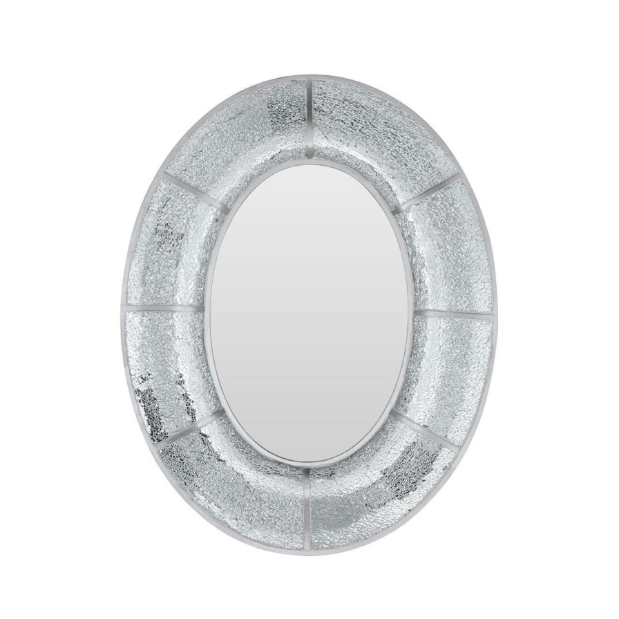 Bathe and Utility Fifty Five South Mirrors | Wren Oval Wall Mirror