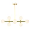 Accessories Fifty Five South Light and Ceiling Shades | Trieste Eight Bulb Pendant Light