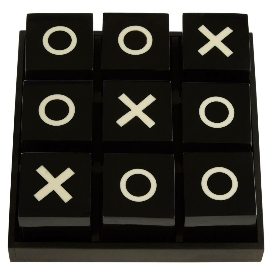 Accessories Fifty Five South Games | Churchill Small Noughts And Crosses Game