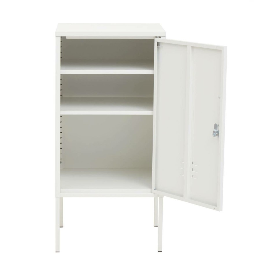 FURNITURE Premier Cabinets | Academy One Door White Cabinet