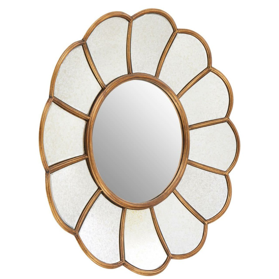 Bathe and Utility Fifty Five South Mirrors | Verona Floral Wall Mirror
