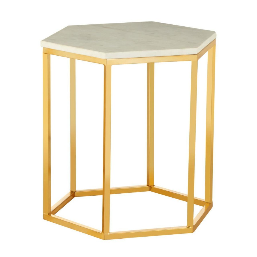 FURNITURE Fifty Five South Side Tables | Templar Hexagonal Side Table