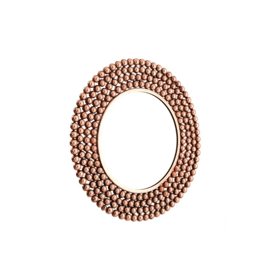 Bathe and Utility Fifty Five South Mirrors | Templar Copper Finish Wall Mirror