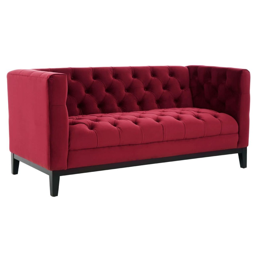 FURNITURE Fifty Five South Seating | Sasha 2 Seat Crimson Sofa