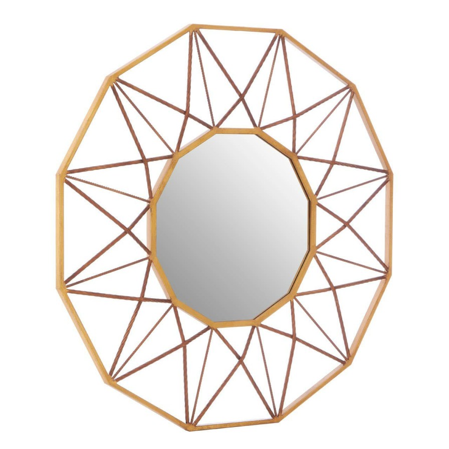 Bathe and Utility Fifty Five South Mirrors | Zariah Geo Wall Mirror