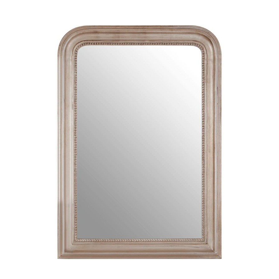 Bathe and Utility Premier Mirrors | Gaia Silver Wood Wall Mirror