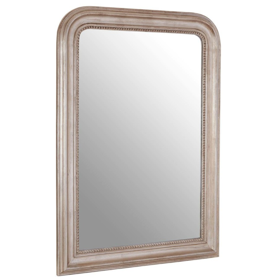 Bathe and Utility Premier Mirrors | Gaia Silver Wood Wall Mirror