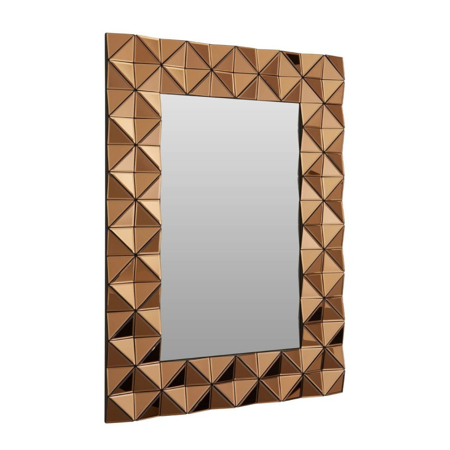 Bathe and Utility Fifty Five South Mirrors | Soho Copper Wall Mirror
