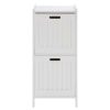FURNITURE Premier Drawers | 2 Drawer Rustic Bathroom Shelf Unit
