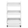 FURNITURE Premier Bar Carts and Trolleys | Acero Three Tier White Trolley