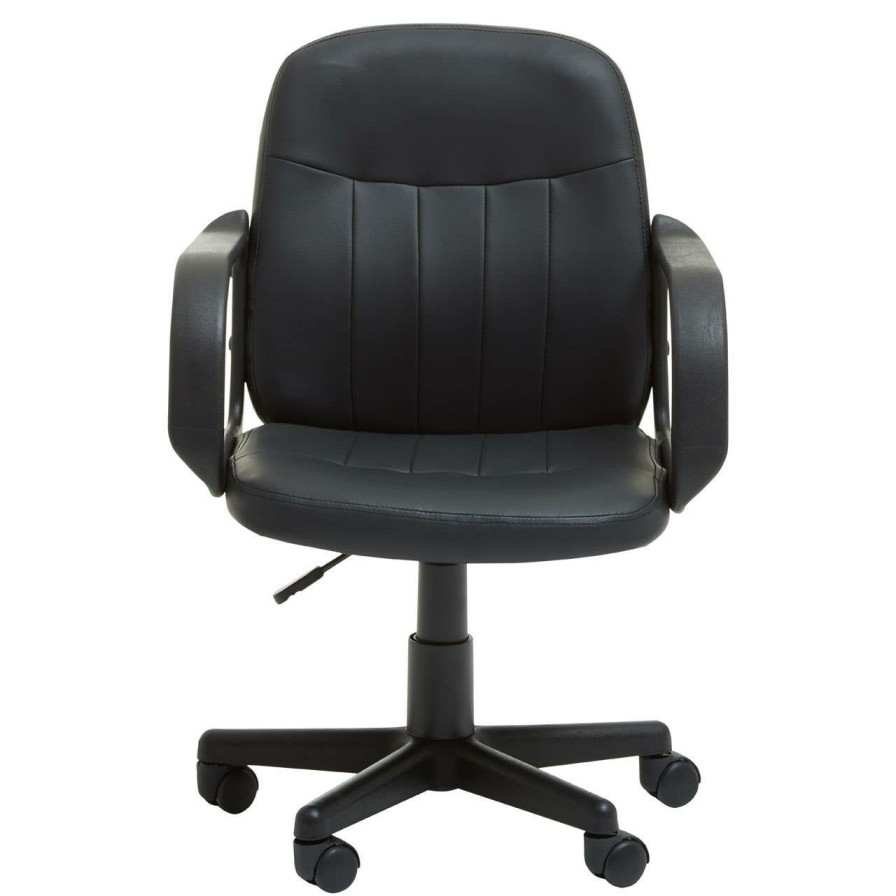 FURNITURE Premier Seating | Black Pu Home Office Chair