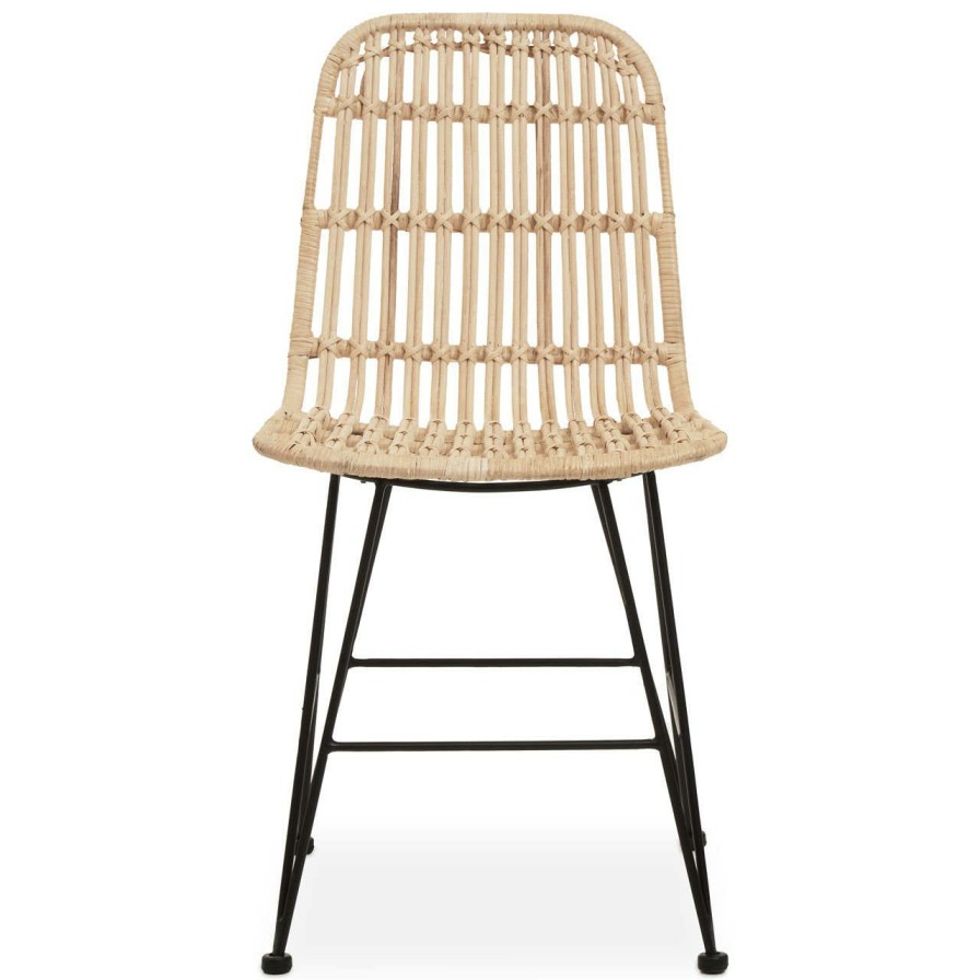 FURNITURE Premier Dining Chairs | Lagom Natural Rattan Dining Chair