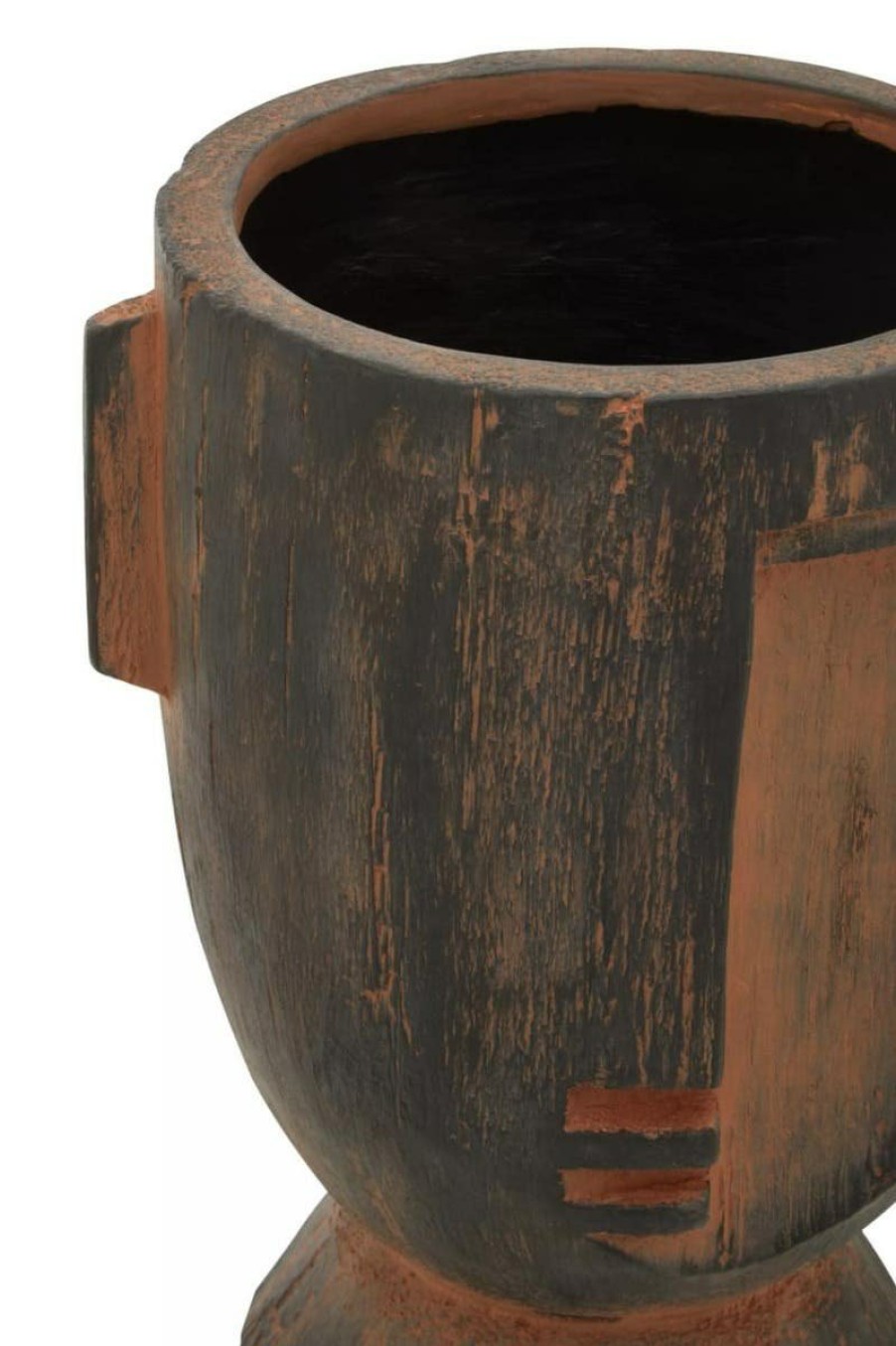 Accessories Fifty Five South Vases, Planters and Plant Stands | Darnell Small Rustic Face Planter