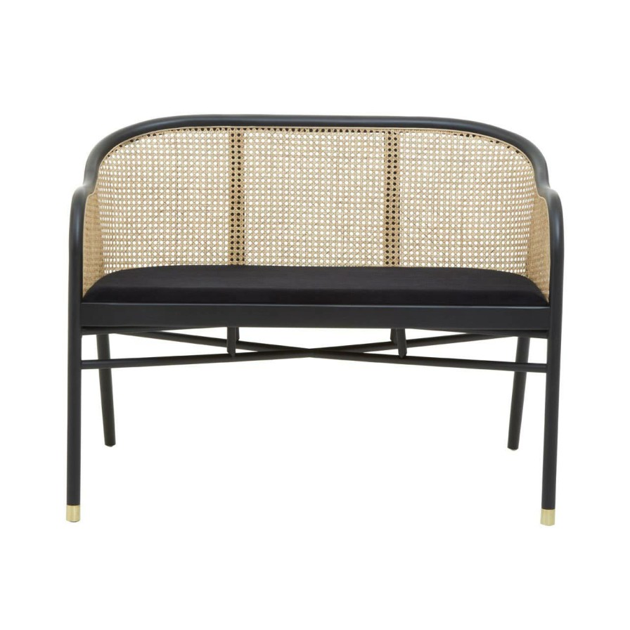 FURNITURE Fifty Five South Seating | Corso Cane Rattan Back Bench