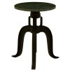 FURNITURE Fifty Five South Side Tables | Vasco 3 Leg Bar Stool With Green Marble Top