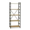 FURNITURE Premier Shelving | Laxton 5 Tier Light Yellow Shelf Unit