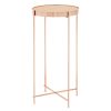 FURNITURE Premier Side Tables | Allure Pink Mirror Tall Side Table