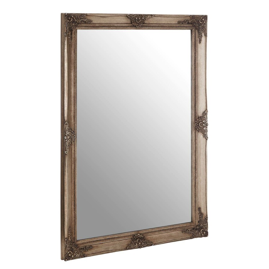 Bathe and Utility Premier Mirrors | Baroque Rectangular Gold Wall Mirror