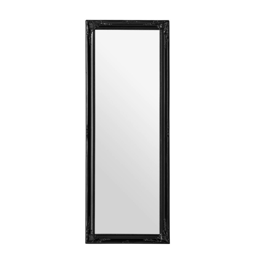 Bathe and Utility Premier Mirrors | Chic Vintage Matt Black Wall Mirror