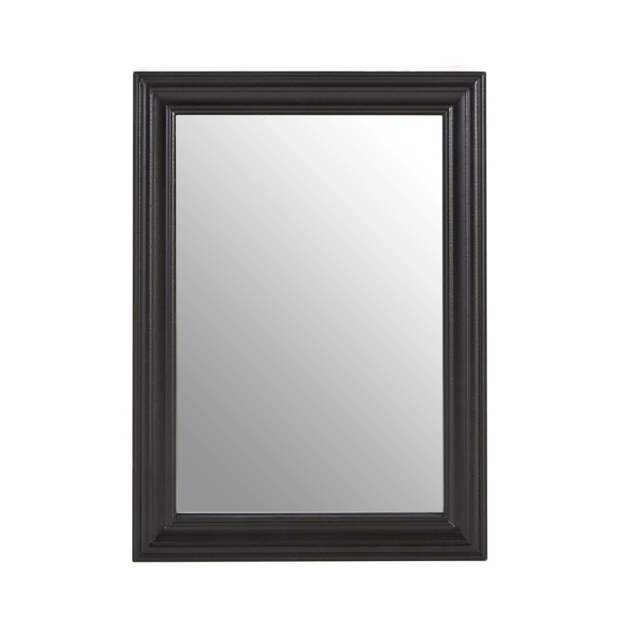 Bathe and Utility Premier Mirrors | Henley Black Wooden Framed Wall Mirror