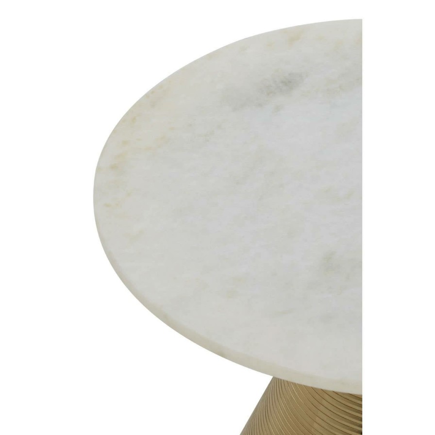FURNITURE Fifty Five South Side Tables | Martini Table With White Marble Top