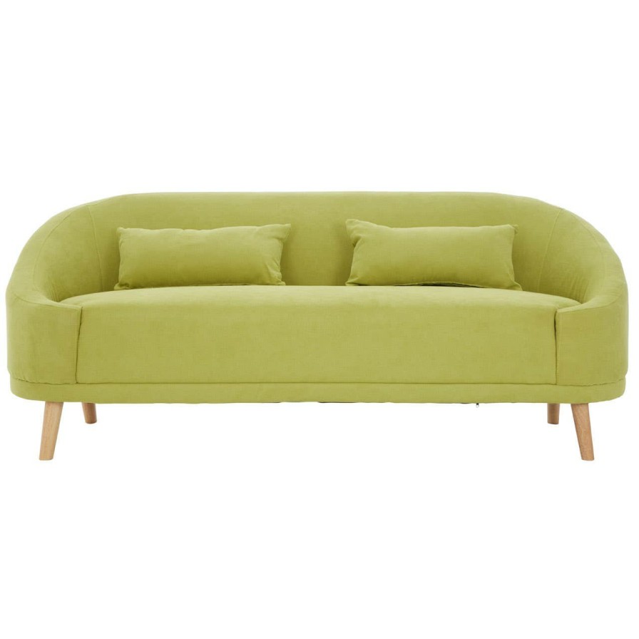 FURNITURE Premier Seating | Holland Green Linen Sofa
