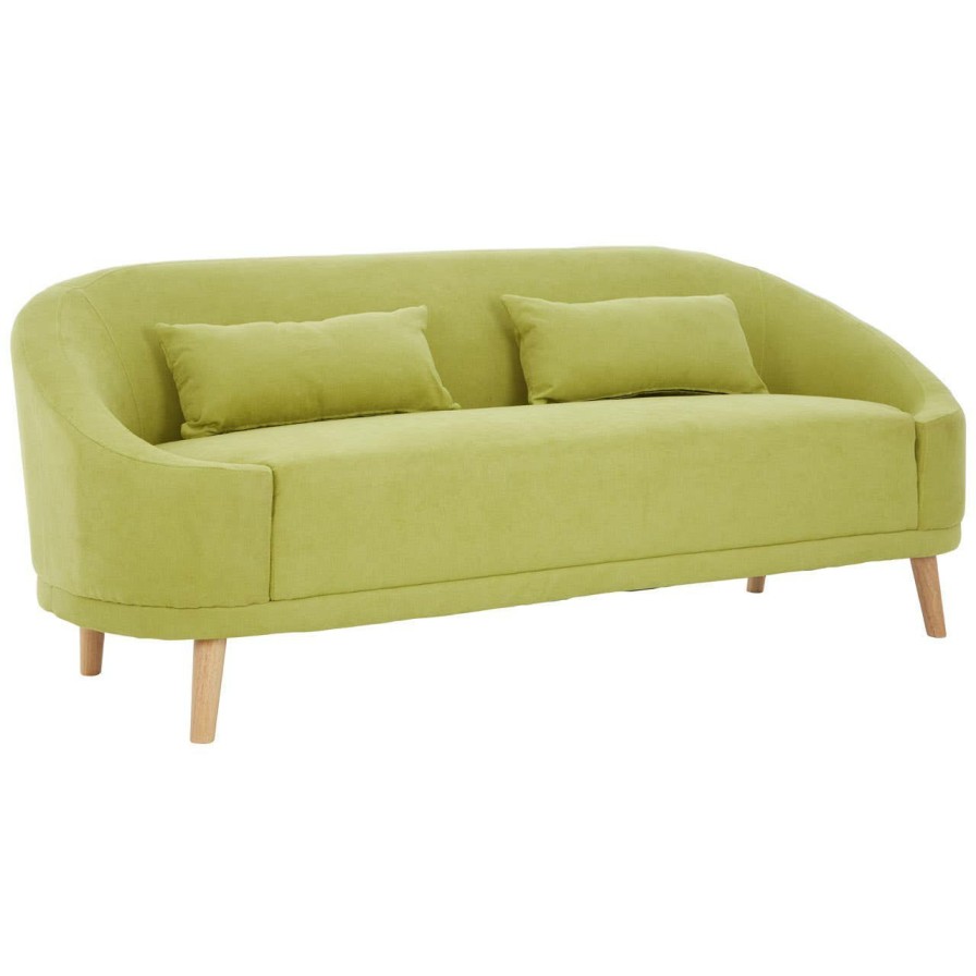 FURNITURE Premier Seating | Holland Green Linen Sofa