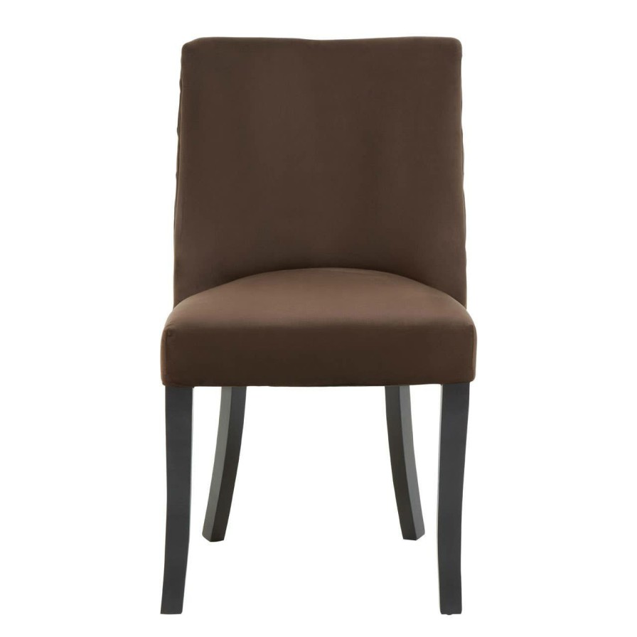 FURNITURE Fifty Five South Seating | Kensington Townhouse Mink Velvet Dining Chair