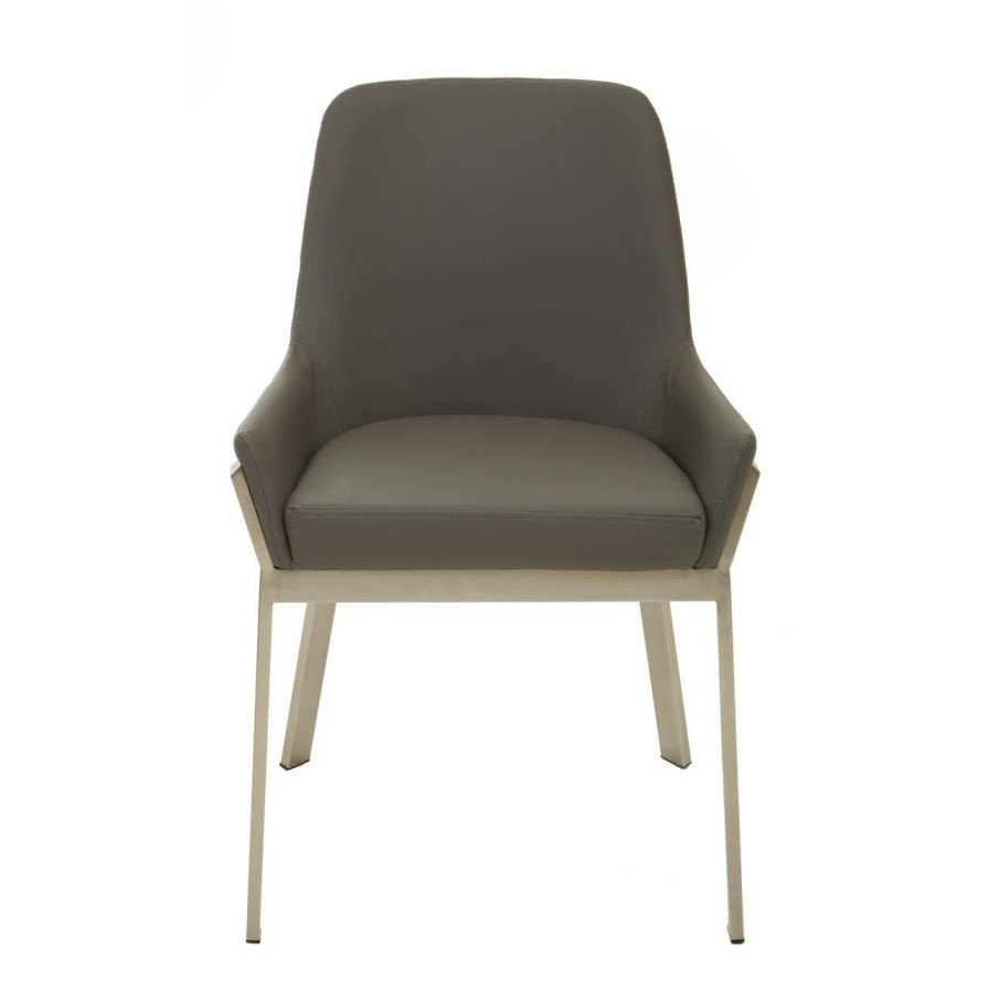 FURNITURE Fifty Five South Seating | Gilden Dining Chair With Flared Arms