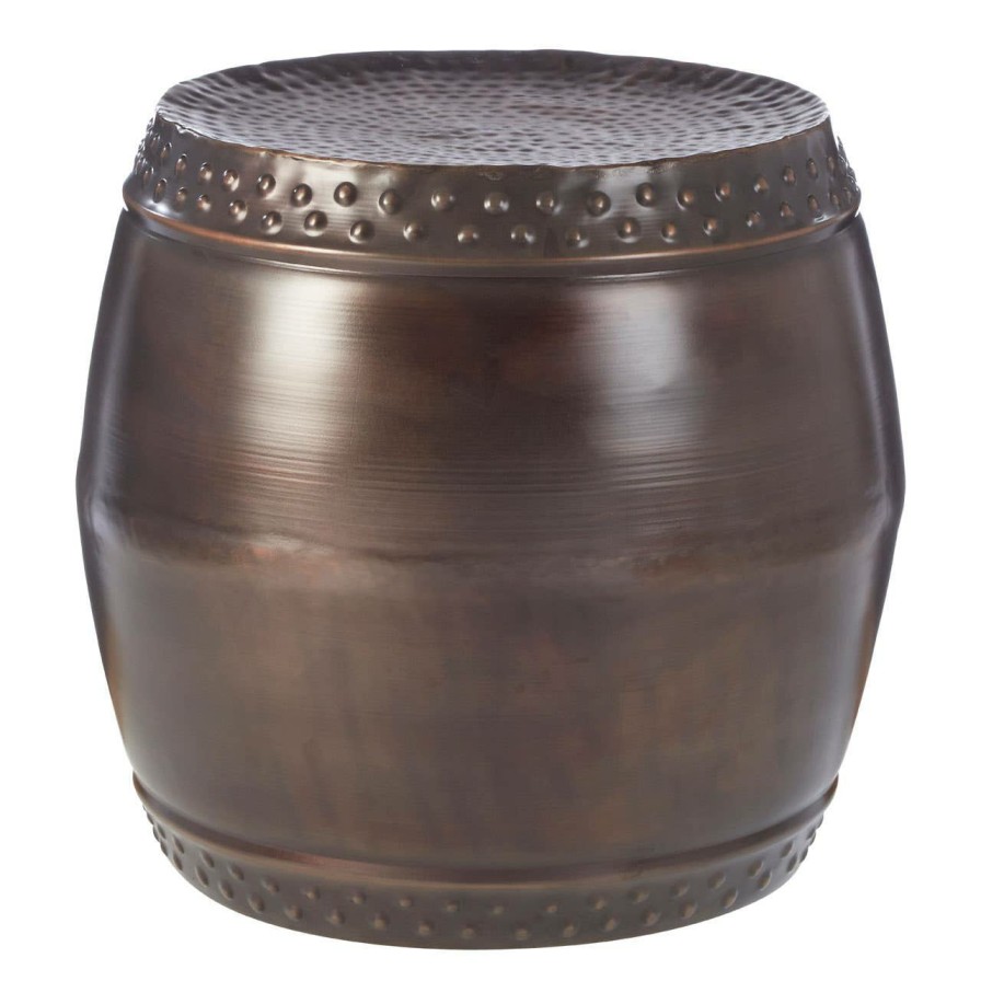 FURNITURE Fifty Five South Side Tables | Templar Set Of Two Drum Style Side Tables