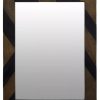 Bathe and Utility Fifty Five South Mirrors | Aris Black And Gold Wall Mirror