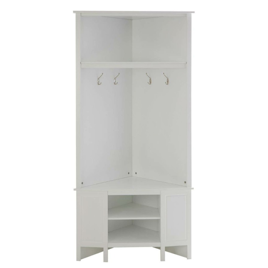 FURNITURE Premier Wardrobes | Portland Corner Coat Bench