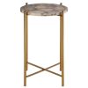 FURNITURE Fifty Five South Side Tables | Vita Natural Agate Side Table