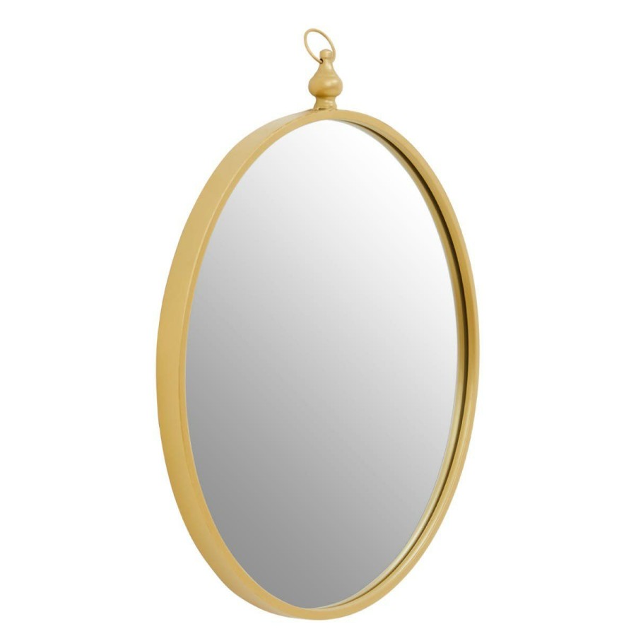 Bathe and Utility Premier Mirrors | Avento Gold Mirror With Circular Hook