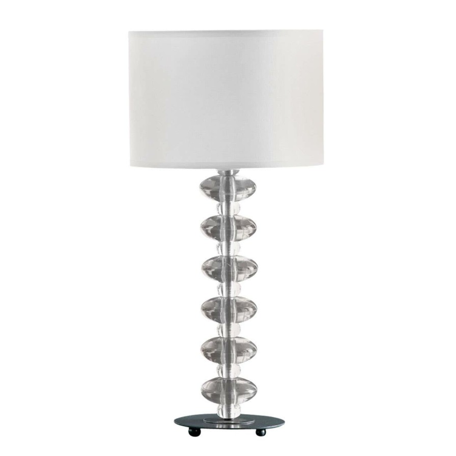 Accessories Premier Table Lamps | Bobble White Fabric Shade Lamp