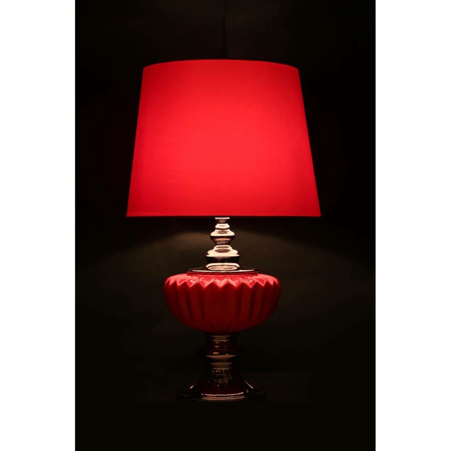 Accessories Premier Table Lamps | Luana Red Ceramic Table Lamp