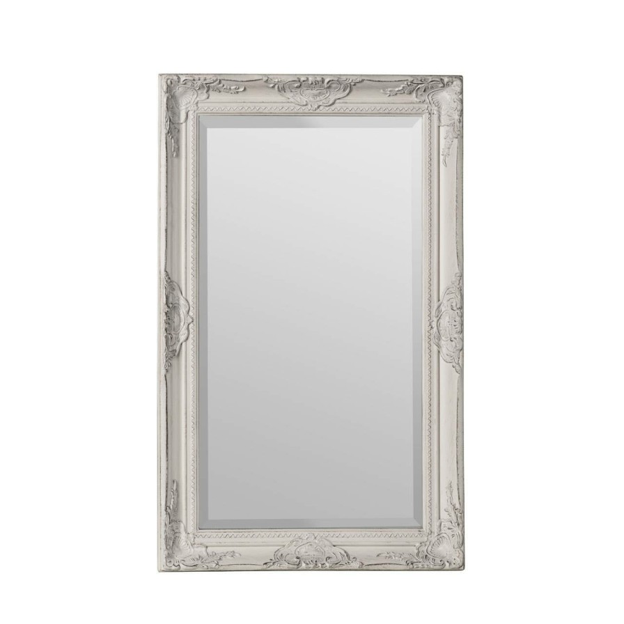 Bathe and Utility Premier Mirrors | Rustic Cream And Gold Finish Wall Mirror