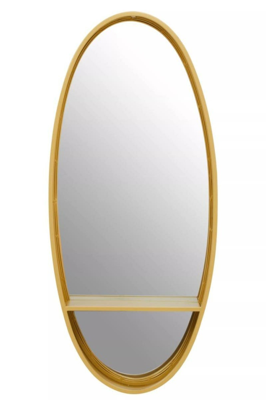 Bathe and Utility Premier Mirrors | Avento Gold Oval Wall Mirror
