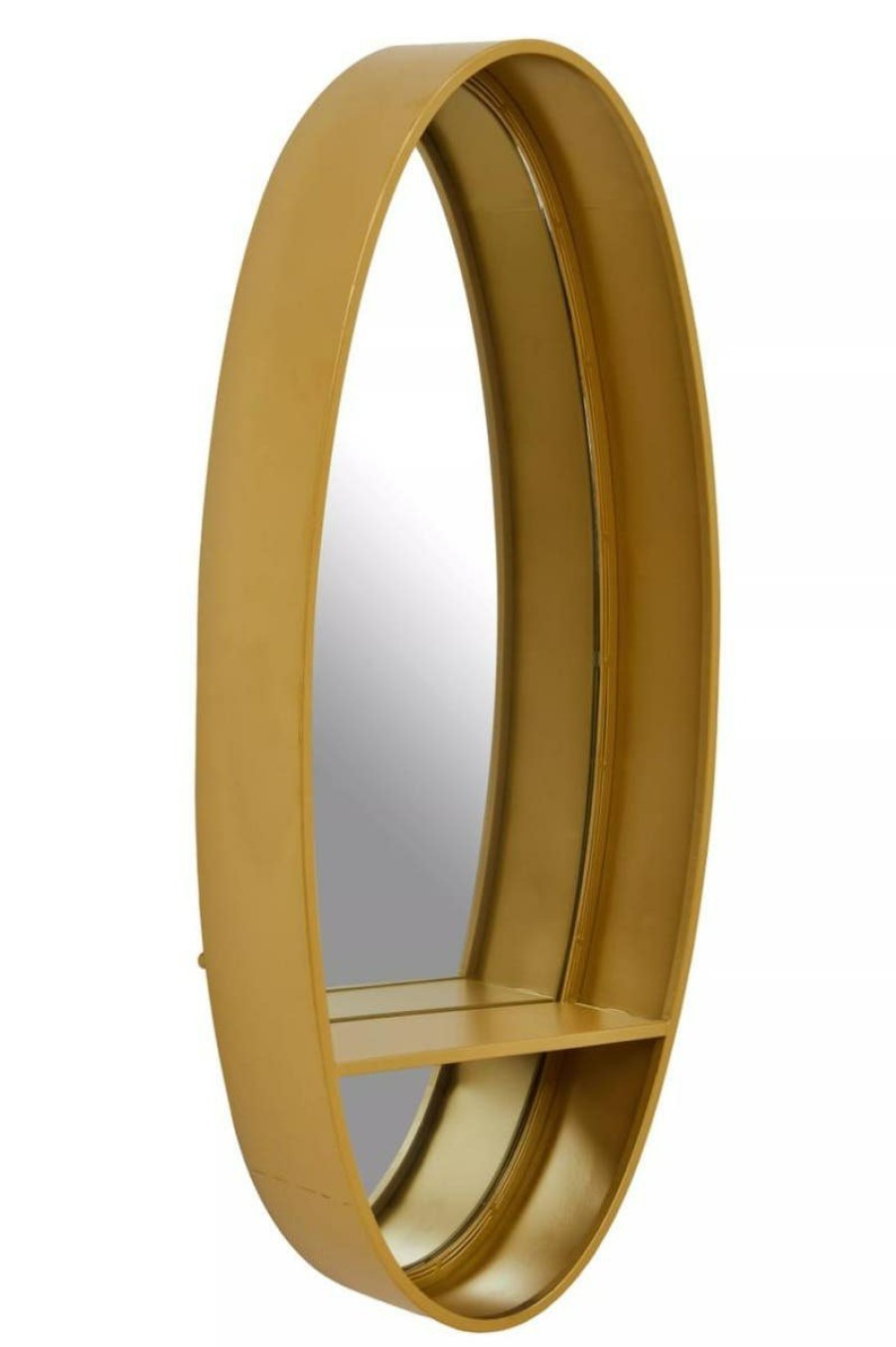 Bathe and Utility Premier Mirrors | Avento Gold Oval Wall Mirror
