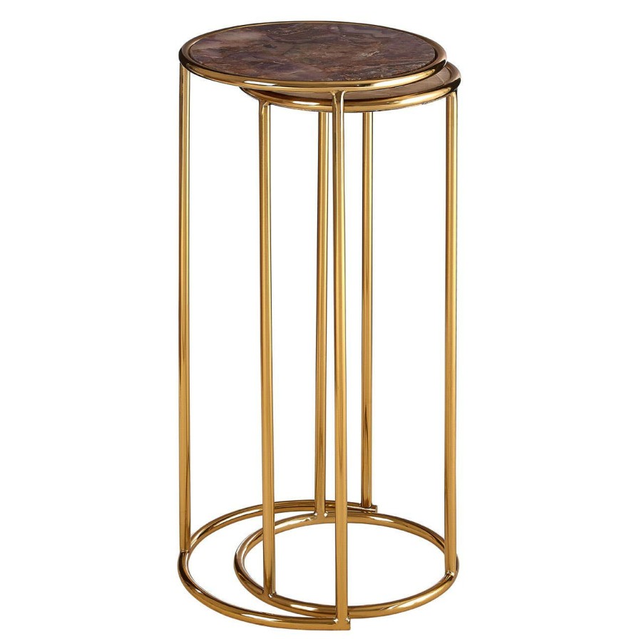 FURNITURE Fifty Five South Side Tables | Vita Set Of 2 Nesting Side Tables