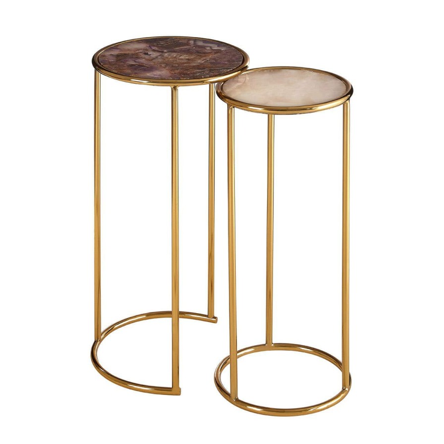 FURNITURE Fifty Five South Side Tables | Vita Set Of 2 Nesting Side Tables