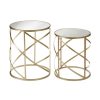 FURNITURE Premier Side Tables | Set Of 2 Avantis Swirl Frame Tables