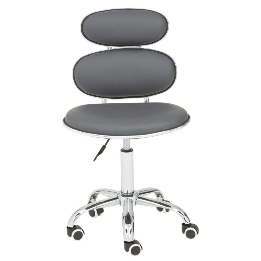 FURNITURE Premier Seating | Grey Pu Home Office Chair