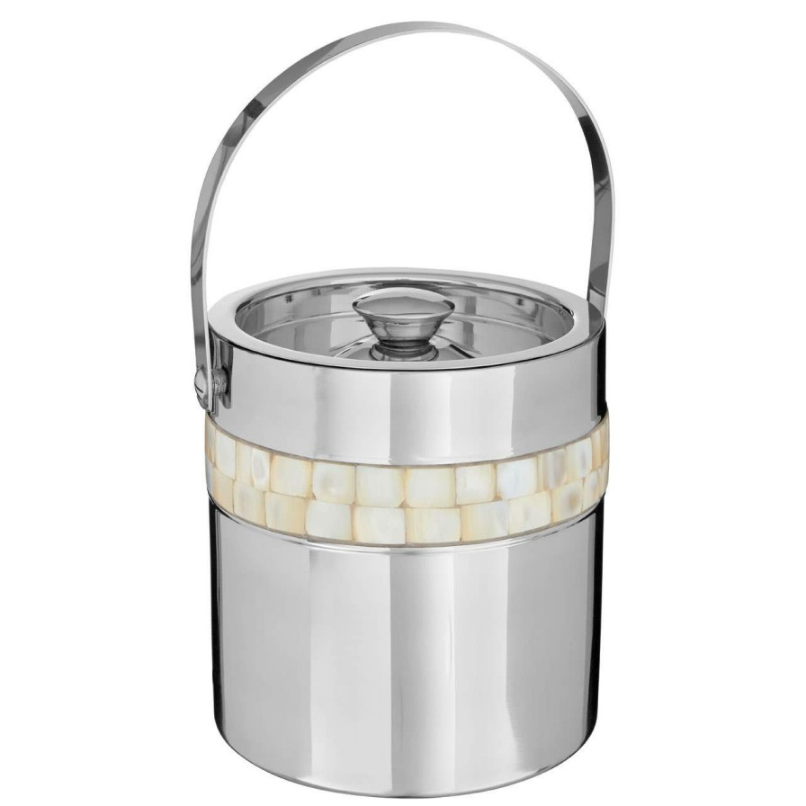 Kitchen and Dining Premier Ice Buckets | Mother Of Pearl Inlay Design Ice Bucket