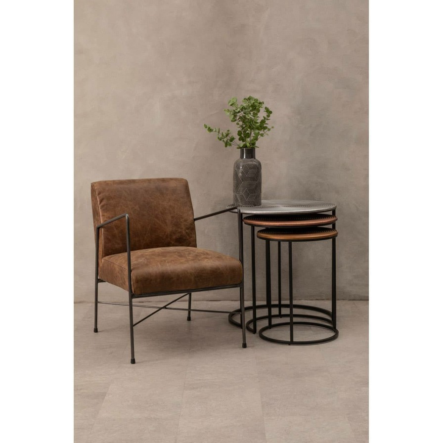 FURNITURE Fifty Five South Nesting Tables | Olympiad Set Of 3 Coffee Tables