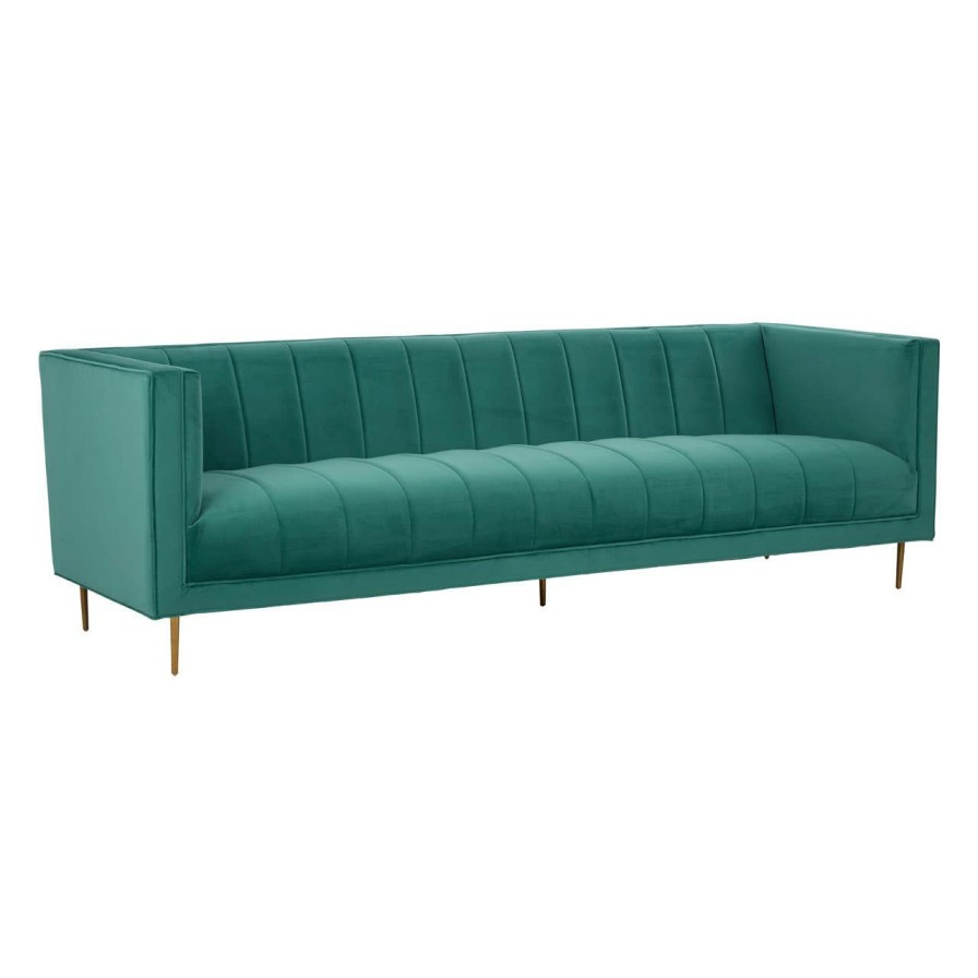 FURNITURE Fifty Five South Seating | Otylia 3 Seat Green Sofa